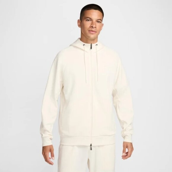 Nike Primary Fleece 2 Piece Sweatsuit Size M Dri-FIT UV Tracksuit Ivory NWT - Picture 4 of 15